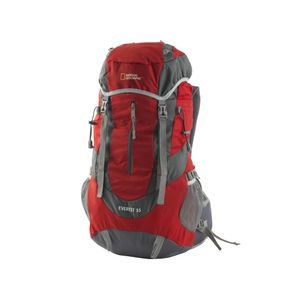 Mochila excursión 55 litros Everest national geographic Rojo