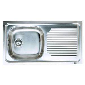 Lavaplatos empotrado 798 x 438 mm derecho Inox Teka