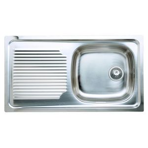 Lavaplatos empotrado 798 x 438 mm izquierdo Inox Teka