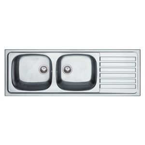 Lavaplatos empotrado 1230 x 435 mm derecho Inox Teka