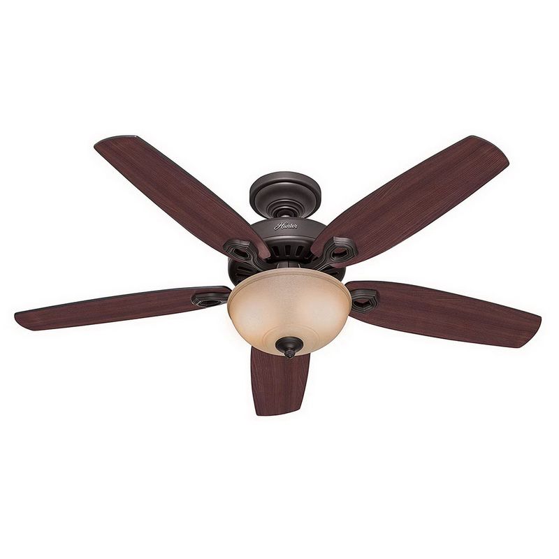 Ventilador De Techo 52" Modelo Builder'S Deluxe HUNTER Café - Chilemat