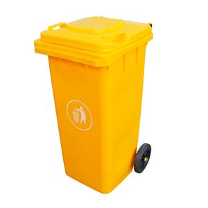 Contenedor Basura 240 Lts Amarillo