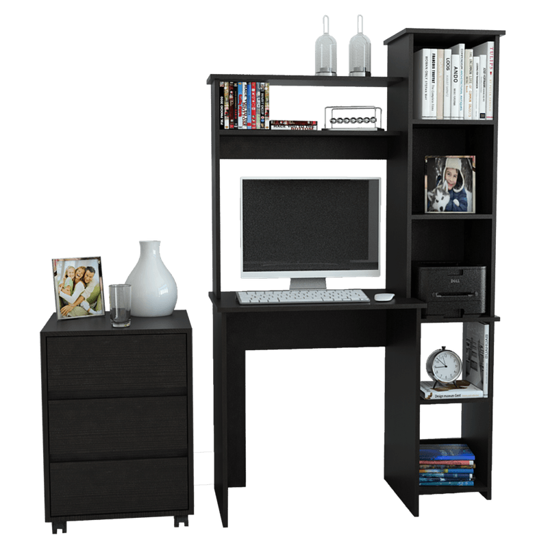 Combo-Office-18-Escritorio---Archivador-TuHome---Wengue