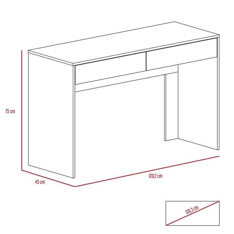 Combo-Office-39-Escritorio---Biblioteca---Rovere---Blanco-TuHome