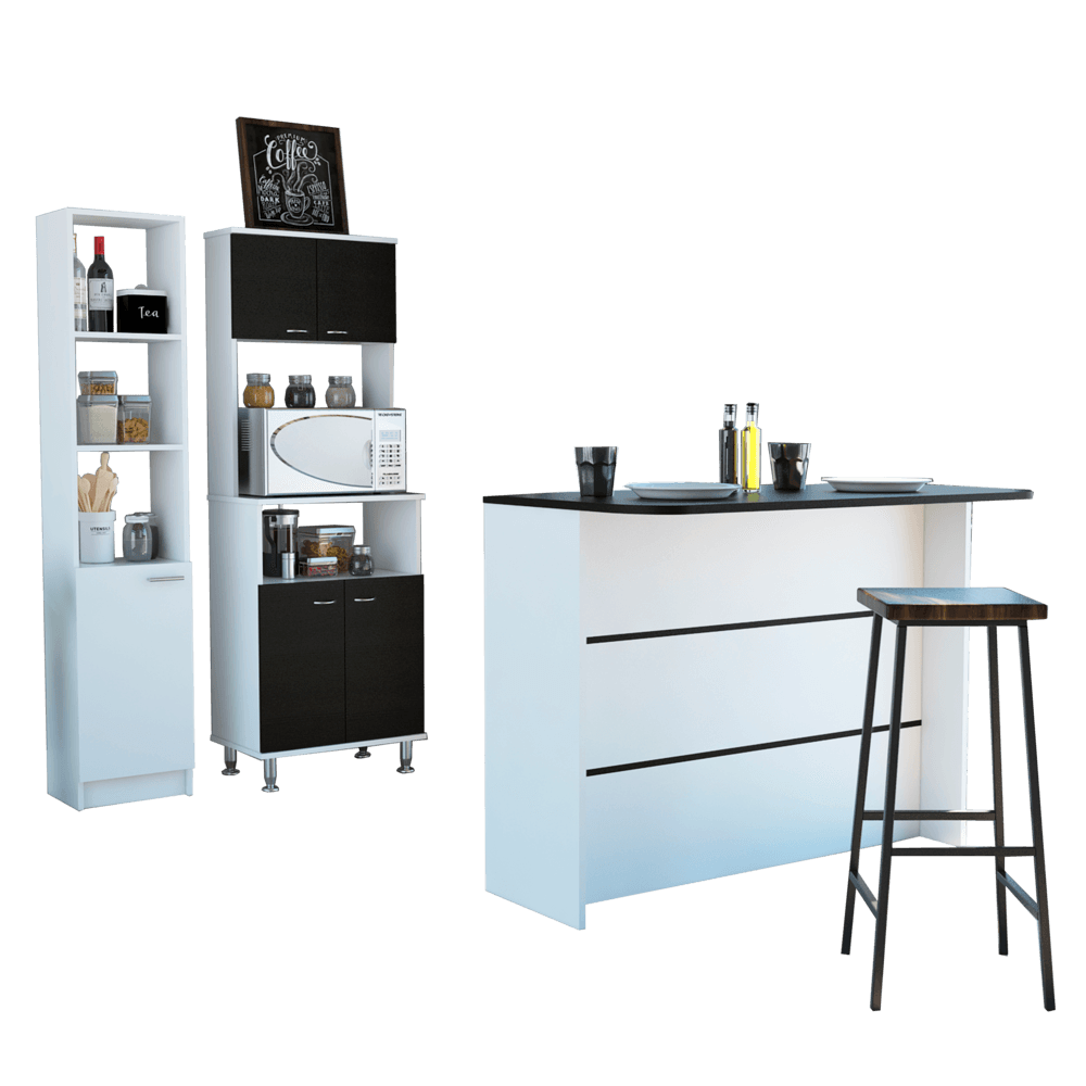 Combo Kitchen 25 Mueble Cocina 54 + Barra de Cocina + Optimizador