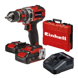 Taladro Inalámbrico 18V 13 mm + 2 Baterías 2,0 Ah TE-CD 18/50 Li-i BL Einhell