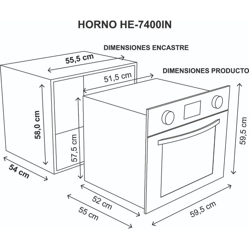 Horno-Empotrable-Eleganzza-HE-7400IN-Sindelen