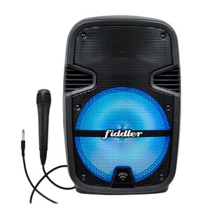Parlante Karaoke Bluetooth 12" Micrófono Fiddler