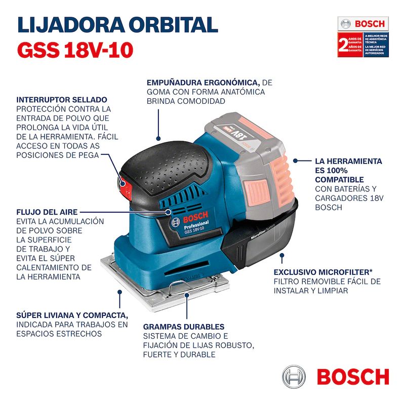 Lijadora-Orbital-GSS-18V-10-Baretool---Bosch