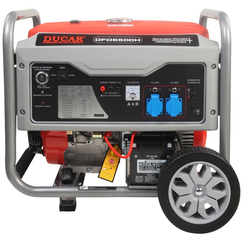 Generador-Bencinero-5.5Kw-Electrico-DFD6500H-DUCAR