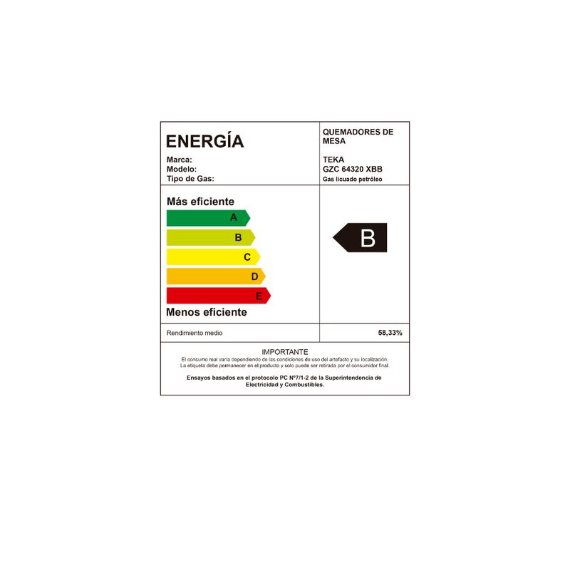 Cocina Cristal - Gas GZC-64320 XBB BUT LB (London Brick) Teka