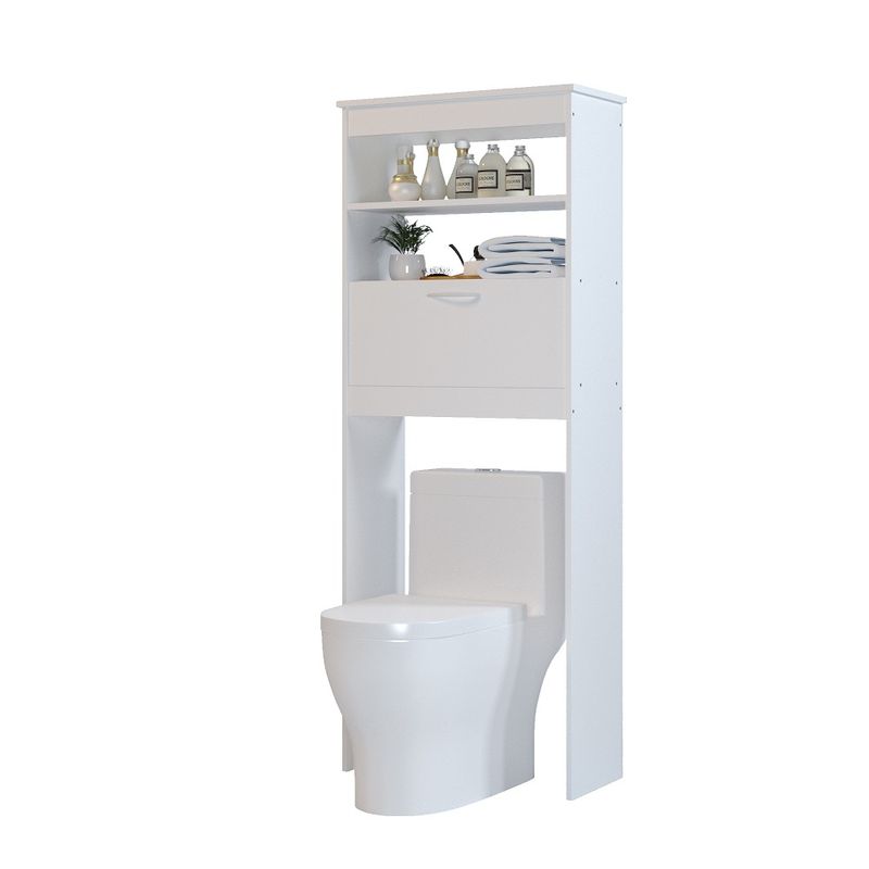 Mueble-de-Baño-WC-Ahorrador-Espacio-63X28X160cm-Blanco-Silcosil