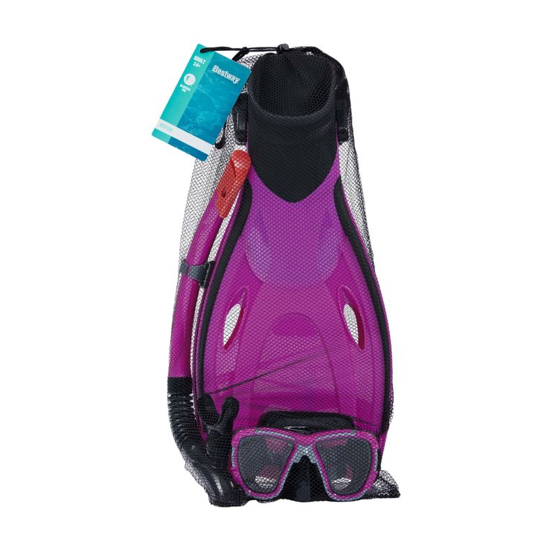 Set-Mascara-Snorkel-y-Aletas-Hydro-Pro-Size-EUR--43-48---Color-surtido--25045-Bestway