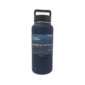 Botella Metalica 960Ml Azul BMNG12 National Geographic