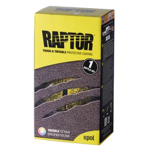 Kit Recubrimiento de Poliuretano de 1 Lt Tinteable Raptor