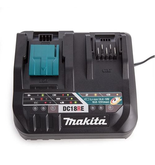 Cargador Doble Rápido 12v y 18v DC18RE