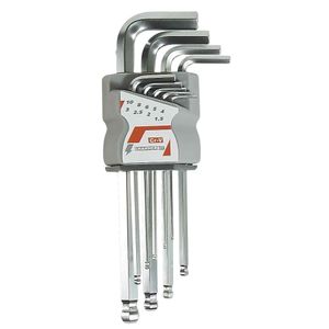 Set llave allen de punto 9Pcs 1.5-10Mm Hammerbit