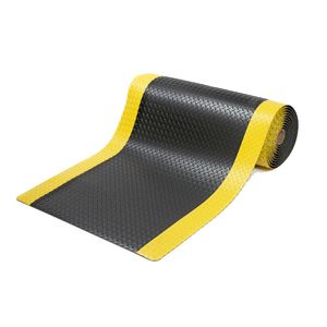 Piso Rollo Pvc Bordes Seg. Diamantado 3Mmx90Cm Ne Prsegna9 Qrubber