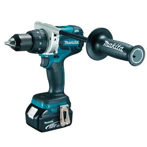 Taladro Atornillador Inalámbrico 18V DDF481RTE Max. Torque 125 N.m + 2 Baterías 5Ah + Cargador Makita