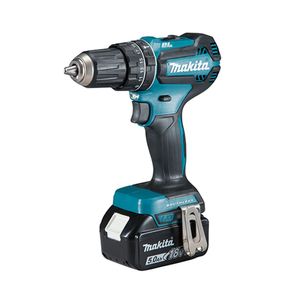 Taladro Atornillador Percutor DHP485RFE Inalámbrico 18V Max. Torque 60 N.m + 2 Baterías 3Ah + Cargador Makita