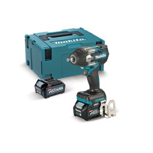 Llave de Impacto Inalámbrica 40V + 2 Baterías + Cargador + Makpac TW007GM201 Makita