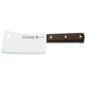 Machete Inox 16cm con Mango Madera #1098 3 Claveles