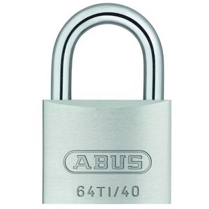 Candado Aluminio Macizo Titalium 64Ti/40 Kd Blister Abus