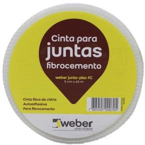 Cinta Fibra de Vidrio Juntaplac 5cm X 45mts JT1000 Solcrom Weber