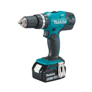 Taladro Atornillador Percutor DHP453X10 Inalámbrico 18V Max. Torque 40 N.M + 1 Batería 1,5 Ah + Cargador Makita