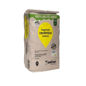 Adhesivo Ceramico Polvo Saco 25Kg Weber