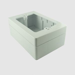 Caja Chuqui Plastica C/Precortes Blanca (0600Cs0506) Mec