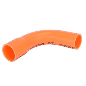 Curva PVC 16 mm Hoffens Naranja