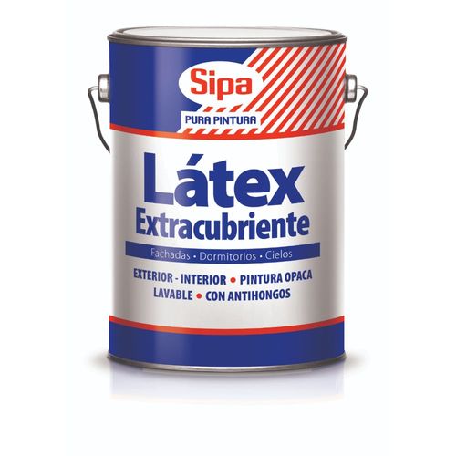 Pintura Látex 1 Galón Blanco Sipa