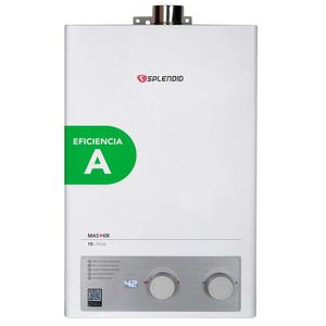 Calefont Gas Licuado 10 Litros Tiro Forzado c/Abierta SB TFI 10 2EV Blanco