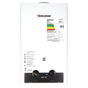 Calefont Gas Licuado de 7 LTS Tiro Natural Splendid