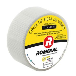 Cinta Fibra de Vidrio 5 Cms x 45 M. Romeral 4054600