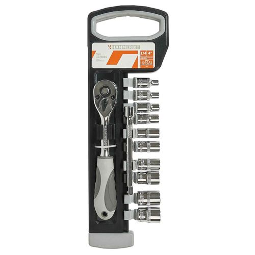 Set chicharra 12Pcs 1/4 Ext 4'' Hammerbit
