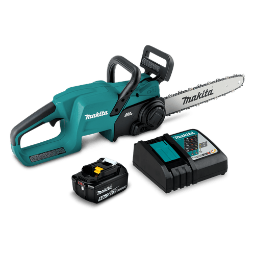 Electrosierra Inalámbrica 18v Espada 14" Incluye 1 Batería 18v 5.0ah y Cargador Simple - Duc357rt (Makita)