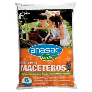 Tierra para Maceteros 6Lts 1500709 Anasac