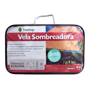 Vela Sombreadora Triangular De 3x3x3 Mocha