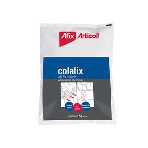 Adhesivo Cola Fría 1 Kilo Colafix Blanco