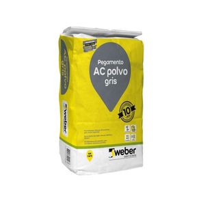 Pegamento Ac en Polvo Gris Saco 24,5 Kg Weber