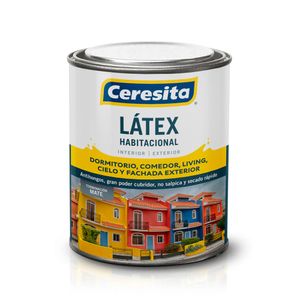 Latex Habitacional Blanco 1 Lt Ceresita