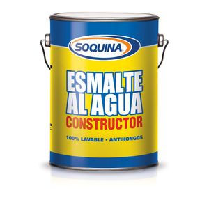 Esmalte al Agua 1 Galón Blanco Mate Soquina