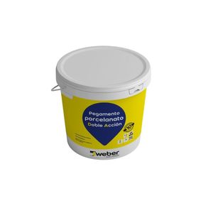 Adhesivo Porcelanato Pasta Tineta 25 Kg Weber