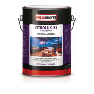 Barniz Vitrificante 1 Galón Vitrolux 65 Transparente Chilcorrofin