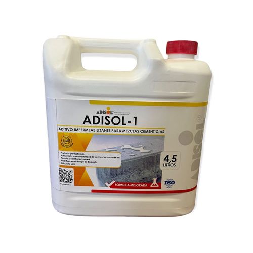 Aditivo Impermeabilizante N°1 Bidon 4.5Lt Adisol