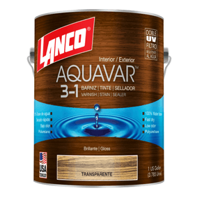 Barniz Aquavar Transparente 1Gl Lanco