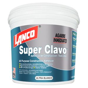 Adhesivo de Montaje Super Nail 1gl Lanco Blanco