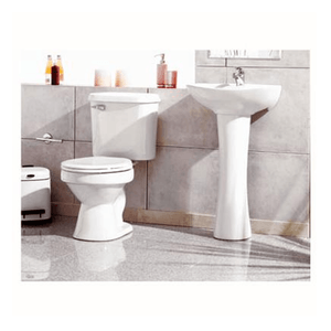 Sala de Baño 30cm Celtic 4pz Blanco con Asiento Redondo Fanaloza